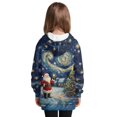 thumbnail image 2 of Psesaysky Girls Hoodies Christmas Santa Starry Night Print Pullover Hooded Sweatshirts Kids Warm Casual Hoodie Dress Outfits Fall Winter Clothes for 13-14 Years, 2 of 7