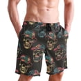 thumbnail image 6 of joogoo Men's Swim Trunks Magic Skulls Beach Shorts with Pockets 2XL, 6 of 6