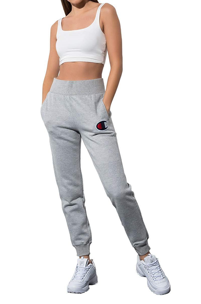 Joggers Sweatpants Champion Life Women's Reverse Weave C Logo Pockets Tailored 