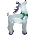 thumbnail image 2 of Gemmy Airblown-Mixed Media-Silver Iridescent Reindeer Buck-LG, 2 of 3