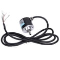 thumbnail image 4 of Encoder 5?24V DC AB 2 Phase Incremental Rotary Solid Shaft Encoder for Office Automation Engineering1024B, 4 of 5