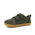 thumbnail image 2 of Yuncity Boys Girls Sneakers Hook Loop Wide Toe Lightweight Casual Athletic Non- Outdoor Daily Wear Kids Shoes Size 7.5-8 Years Green, 2 of 7