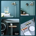 thumbnail image 2 of Gancho autoadhesivo pesado para puerta de pared decorativa para colgar abrigos, sombreros, carteras para llaves, gancho para toallas de cocina, organizador de baño, gancho adhesivo impermeable para c JAMW Sencillez, 2 of 3
