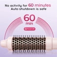 thumbnail image 5 of KIPOZI 1.5" Thermal Brush, Curling Iron Brush for Salon Blowout at Home, Thermal Round Brush Creates Smooth Straight Hair or Natural Curls, Dual Voltage, Auto Shut-off, Gift for Women, Pink, 5 of 12