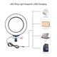 thumbnail image 2 of Lámpara Selfie Anillo LED Luz de Relleno Luz Interfaz USB para Teléfono Móvil Transmisión en Fotografía Maquillaje Luz Atenuación Continua Lámpara Selfie Luz Spptty Como se muestra en la descripción, 2 of 5
