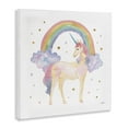 thumbnail image 3 of Stupell Industries Kids Nursery Unicorn Watercolor Art for Kids Painting Gallery Wrapped Canvas Art Print Wall Art, 36 x 36, 3 of 7