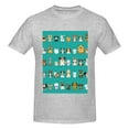 thumbnail image 4 of Bingfone Cartoon Dogs Men'S Loose Fit Short-Sleeve Pocket T-Shirt, 4 of 7