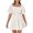 Beige, variant on Elegant Square Neck Layered Casual Dress for Women Comfortable Sleeve Design Flowy Waistless Fit Daily Wear Soft Fabric Versatile Style Simplicity Modern Feminine Fashion Beige S