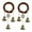 04#[Multicolor], variant on Bxaolu Witch Bells for Door Knob, Boho Hanger Wind Chimes Protection, Witchy Things Bell Strings with 3 Bells, Halloween Supplies Door Bell, Vintage Witch Decor for Home Room [13"]