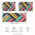 thumbnail image 2 of Yayeee Pillowcase Standard Size Set of 2 Satin Wrinkle Resistant Pillow Case, Red Geometric, 2 of 7