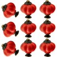 thumbnail image 6 of 8pcs Ceramic Pumpkin Knobs - Red, Vintage & Retro Cabinet & Dresser Knobs for Vanity, Closet, Cupboard & Furniture, 6 of 14