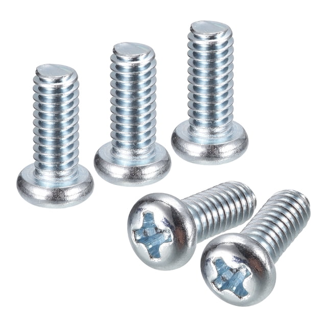 Tornillos Phillips de Cabeza Plana Unique Bargains #8-32x3/8' 50 Uds acero al Carbono zinc Chapado