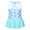 A Blue Fish Scales, variant on TiaoBug Kids Girls Tankini Swimsuit Swim Tops Bottoms Skirts Bathing Suit