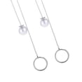 thumbnail image 3 of Dalazy 1 Paire de Boucles d'Oreilles Rondes Style Rétro Forme Ronde Boucles d'Oreilles Perles Uniques Longues à Pampilles Boucles d'Oreilles Boho, 3 of 9