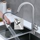 thumbnail image 2 of Grifo de cocina con doble control de agua fría y caliente, de acero inoxidable, para lavabo, fregadero, grifo multifuncional presurizado a prueba de salpicaduras, 2 of 5