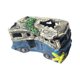 thumbnail image 5 of Decoración de acuarios autotrek de resina, paisajismo de acuarios, cueva de camarones para acuarios, autobús escolar, 5 of 9