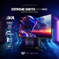 thumbnail image 2 of Monitor Gamer Curvo 34 BALAM RUSH EXTREME EARTH MGX34C 1Ms 144Hz WQHD VA LED RGB HDMI, 2 of 5
