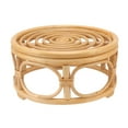 thumbnail image 2 of Plant Stand, Rattan Beautiful Appearance Durable Structure Woven Plant Stand 4 Support Points Strong Stability Plant Holder For Gardening, Interior Decoration, Living Room, 2 of 8