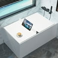 thumbnail image 3 of 70.87*31.5 Helpful Assistant Modern White Rectangular PVC Foldable Bathtub Cover for Hotels, Homes, 3 of 20