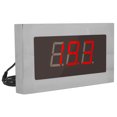 thumbnail image 1 of Medidor de temperatura de sauna, monitor de temperatura de sauna montado en la pared de acero inoxidable de 12 V Termómetro de sauna Altamente recomendado, 1 of 8