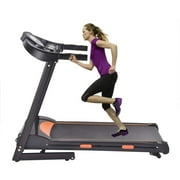 Folding electric treadmill1000W treadmill running machine Electric Motorized Power electric treadmills on sale with LED display screen