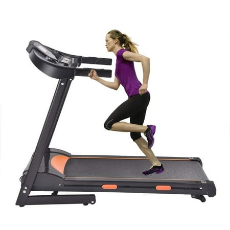 Folding electric treadmill1000W treadmill running machine Electric Motorized Power electric treadmills on sale with LED display screen