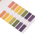 thumbnail image 2 of Paquete de 10 tiras reactivas de pH, papel de prueba profesional para saliva, orina, agua, suelo, alimentos, dieta, monitoreo de pH., 2 of 14