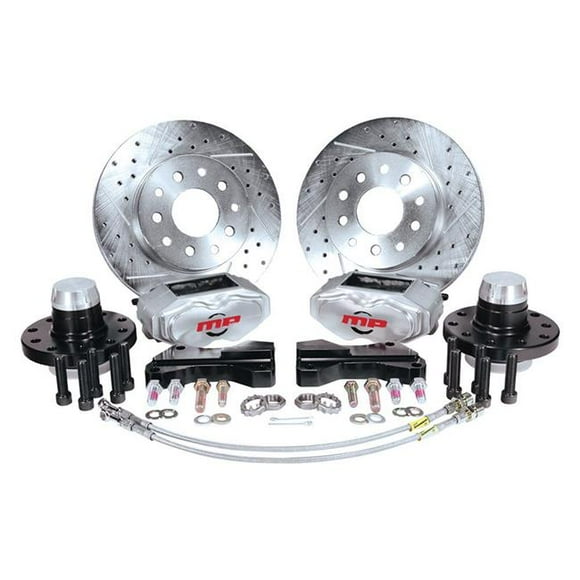 Master Power Brakes DB2520B Rallye Series Front Disc Brake Kit for 1974-1978 Ford Mustang & Universal Mustang II Spindle