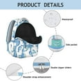 thumbnail image 4 of Compact Marine Life Whale Backpack, Durable and Cute for School and Travel, 4 of 6