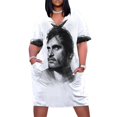 thumbnail image 1 of Joaquin Phoenix vestido suelto con bolsillos vestido de verano de estilo coreano mujer 2025 fiesta de lujo para mujer, 1 of 7
