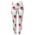 thumbnail image 6 of FASHOFT Valentine's Day Leggings for Women High Waisted Love Heart Print Ankle Length Leggings Soft Yoga Pants N M, 6 of 6