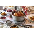 thumbnail image 3 of Staub Cast Iron 9-qt Round Cocotte - Graphite Grey, 3 of 7