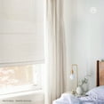 thumbnail image 2 of MOOD Custom Bamboo Shades | MODERN | Top Down Bottom Up Cordless | Natural Woven Wood Roman Shades for Windows | Modern White Dough (Sheer) | 64.5"W x 48"H, 2 of 8
