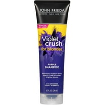 John Frieda Violet Crush Purple Shampoo for Brassy Blonde Hair, 8.3 fl oz