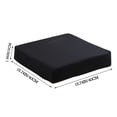 thumbnail image 3 of Gel Memory Foam Recliner Couch Chair Cushion for Elderly, Extra Large Seat Cushion for Pressure Relief, Natural Latex Hip Pad for Office Floor Wicker Chair, (1 Pack), 3 of 6