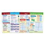 NewPath Learning Math Bulletin Board Chart Set, Graphs & Functions, Set of 4