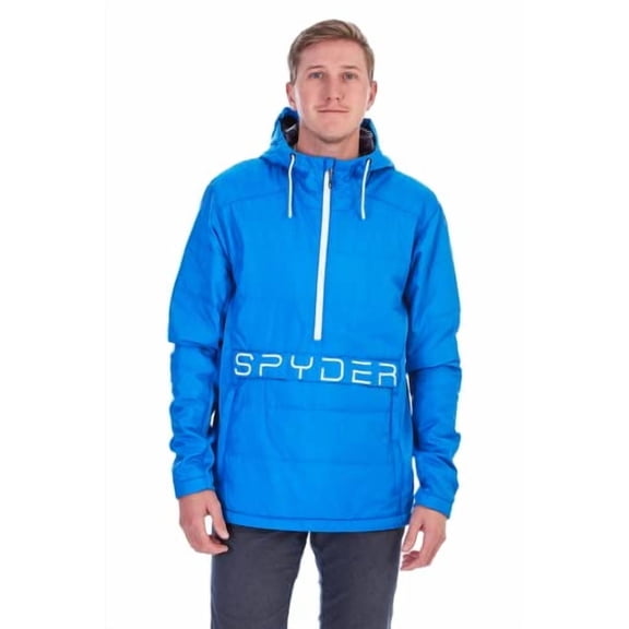 SPYDER MEN'S STANDARD FORCE ANORAK, COLLEGIATE, X-LARGE