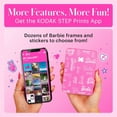 thumbnail image 4 of Kodak X Barbie Step Slim Wireless Photo Printer with ZINK Zero Ink, Bluetooth, 2x3 Prints, Starter Bundle, 4 of 11