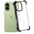 thumbnail image 2 of Mr. Gadgets Funda De Uso Rudo Para iPhone, Diseño Magnetico, Case Transparente De Acrilico Epoxi, Tecnología Ultra Bounce, Anti-caídas Compatible Con iPhone 17 Color Negro Transparente, 2 of 6