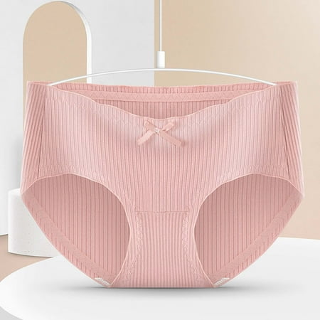 

Ykohkofe Women Comfortable Smart Leather Bag Hip Lifting Cotton Crotch Triangle Underwear