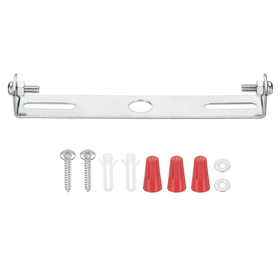 Uxcell 115mm (4.5") Universal Light Fixture Mounting Bracket Kit, 1 Set Light Crossbar Ceiling Light Plate with Screw for Wall Light Ceiling Light Pendant Chandelier