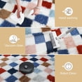 thumbnail image 6 of Shag Area Rug for Bedroom Living Room,5x8 Fluffy Soft Colorful Checkered Rug Fuzzy Shaggy Bedroom Carpet,Indoor Plush Floor Rugs for Kids Boys Girls Teen Dorm Nursery Home Decor, 6 of 16