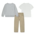 thumbnail image 6 of Levi's Toddler Boys 3pc Cardigan Tee & Pant Set, Sizes 2T-4T, 6 of 10