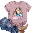 thumbnail image 2 of JINGTIAN Dolly Shirt for Women Retro Country Singer Graphic T-Shirt Vintage Nashville Western Tee Concert Outfit and Music Lover Gift, 2 of 5