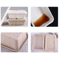 thumbnail image 6 of LEORX 10PCS Yellow Disposable Food Storage Containers PP and Paper for Home and Restaurant Use 700ML, 6 of 8