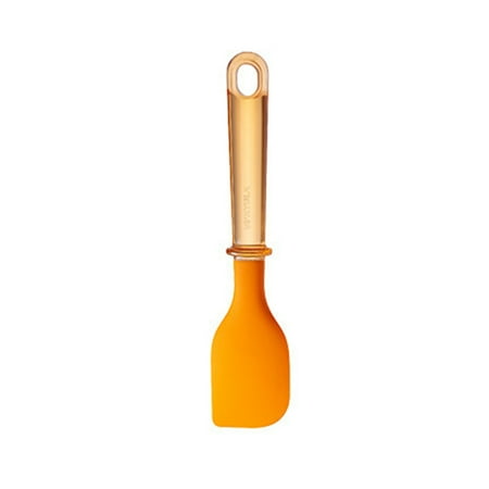 

Meizhencang Practical Anti-slid Handle Cream Scraper Heat-resistant Anti-wear Silicone Cake Scraper for Home
