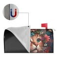 thumbnail image 3 of Bingfone Flower Crown Cat Magnetic Mailbox Cover Standard Size for Garden Yard Outdoor Decorations-25.5x21 in, 3 of 7
