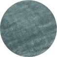 thumbnail image 1 of Ahgly Company Machine Washable Indoor Round Contemporary Greenish Blue Green Area Rugs, 7' Round, 1 of 7