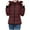 Wine, variant on Mgmyaa Women's Winter Hooded Puffer Jacket Detachable Hood Quilted Long Sleeve Warm Parka Coat