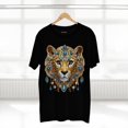 thumbnail image 6 of Cheetah Graphic Unisex 100 Cotton Tee With Unique Animal Golden Medallion Art Design 46, 6 of 18